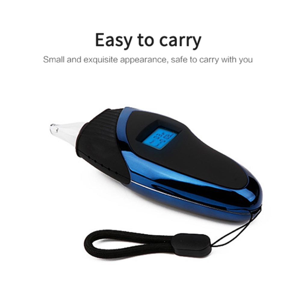 TY9000 Portable Professional Alcohol Tester Handheld Digital Breathalyzer with LCD Display-2