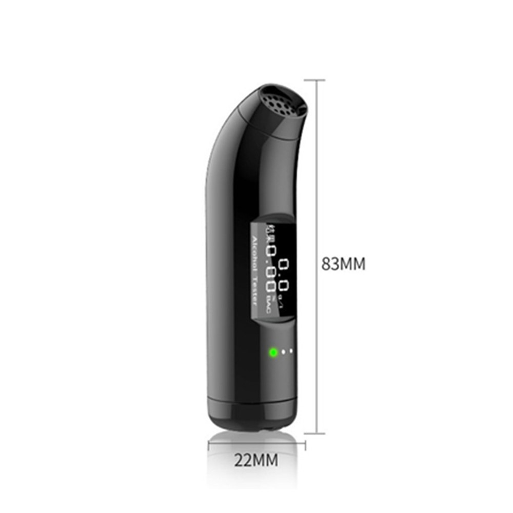 S1216 Portable Breath Blowing Alcohol Tester Detector Non-contact Rechargeable Drunk Driving Breathalyzer-11