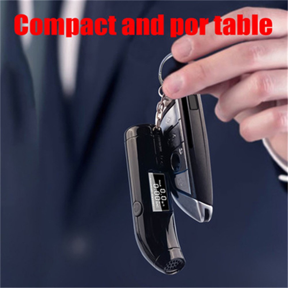 S1216 Portable Breath Blowing Alcohol Tester Detector Non-contact Rechargeable Drunk Driving Breathalyzer-7
