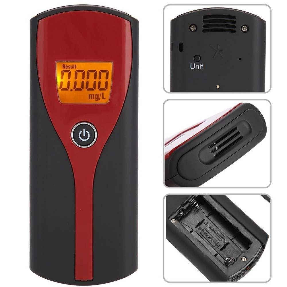 AT6880 Digital Breath Blowing Alcohol Tester Detector with Backlight Screen Non-contact Drunk Driving Breathalyzer-9