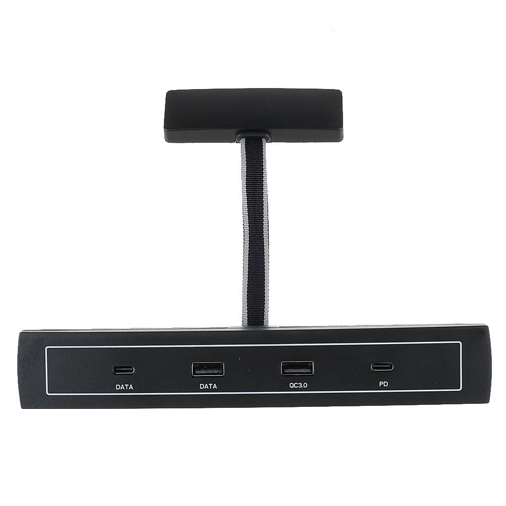 For Tesla Model 3/Y 2021 Car Type-C USB LED Hub Docking Station Extender Charger-3