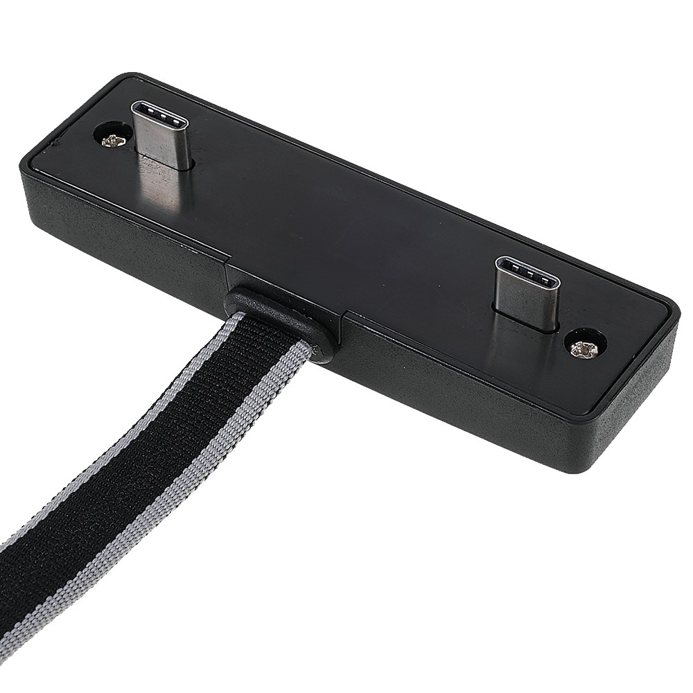 For Tesla Model 3/Y 2021 Car Type-C USB LED Hub Docking Station Extender Charger-4