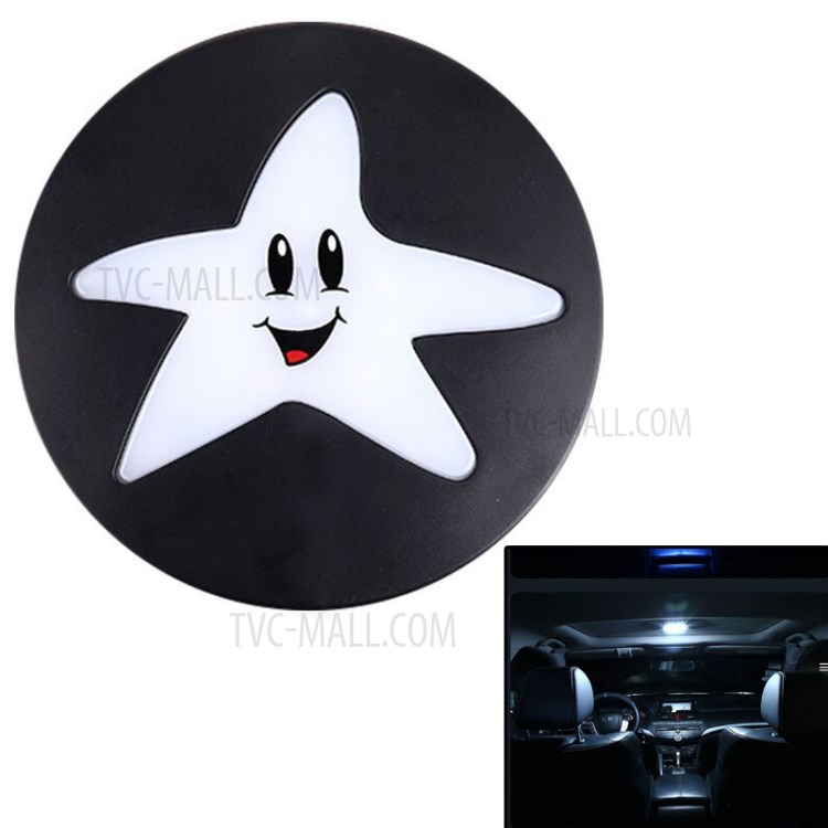 Car LED Reading Lamp Interior Rear Light Car Trunk Ceiling Lamp - Blue/White Light