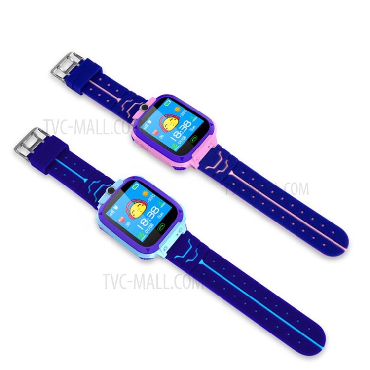 Q12 1.44 Inch Voice Chat Anti-Lost Positioning Waterpoof Multi-function Children Smart Phone Watch - Pink-4