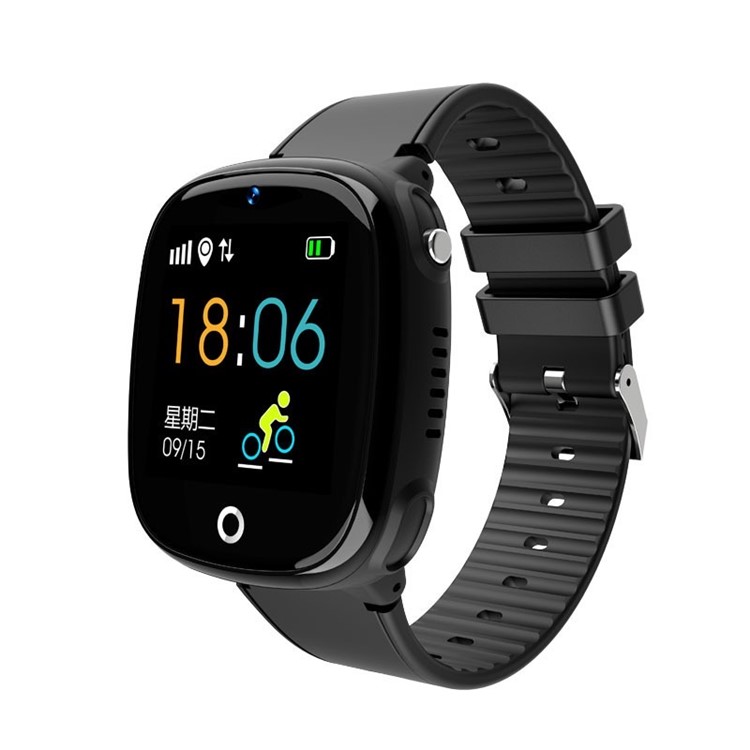 HW11 1.44 Inch Voice Chat Anti-Lost Positioning Waterpoof Multi-function Children Smart Phone Watch - Black-2