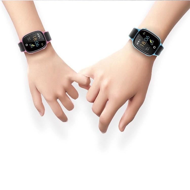 HW11 1.44 Inch Voice Chat Anti-Lost Positioning Waterpoof Multi-function Children Smart Phone Watch - Black-4