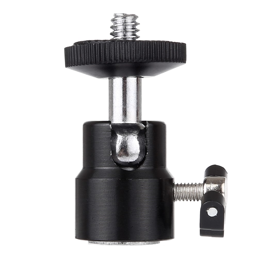 PULUZ PU412 1/4 inch Screw Metal Tripod Ball Head Adapter with Lock-2