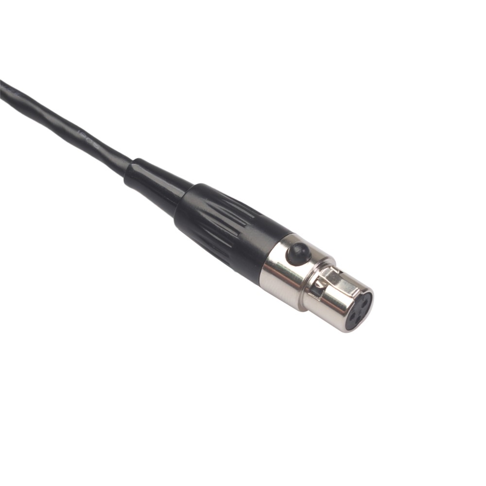 0.3m Mini XLR 3Pin Male to XLR 3Pin Female Audio Adapter Cable Shielded Copper Microphone Connector Wire Cord - Black-5