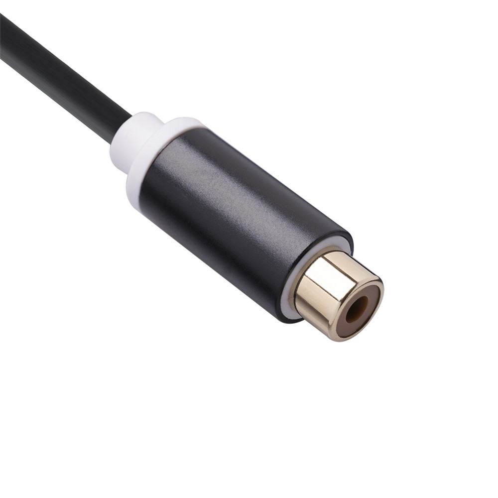 3686MFF-03 RCA Male to Dual RCA Female Audio Power Amplifier Adapter Cable Stereo Y Splitter Cord-4