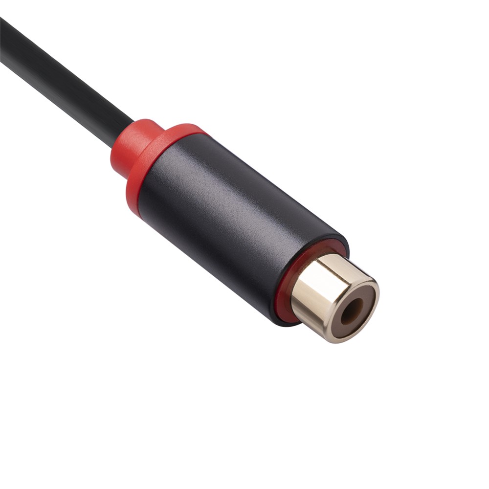 3686MFF-03 RCA Male to Dual RCA Female Audio Power Amplifier Adapter Cable Stereo Y Splitter Cord-6