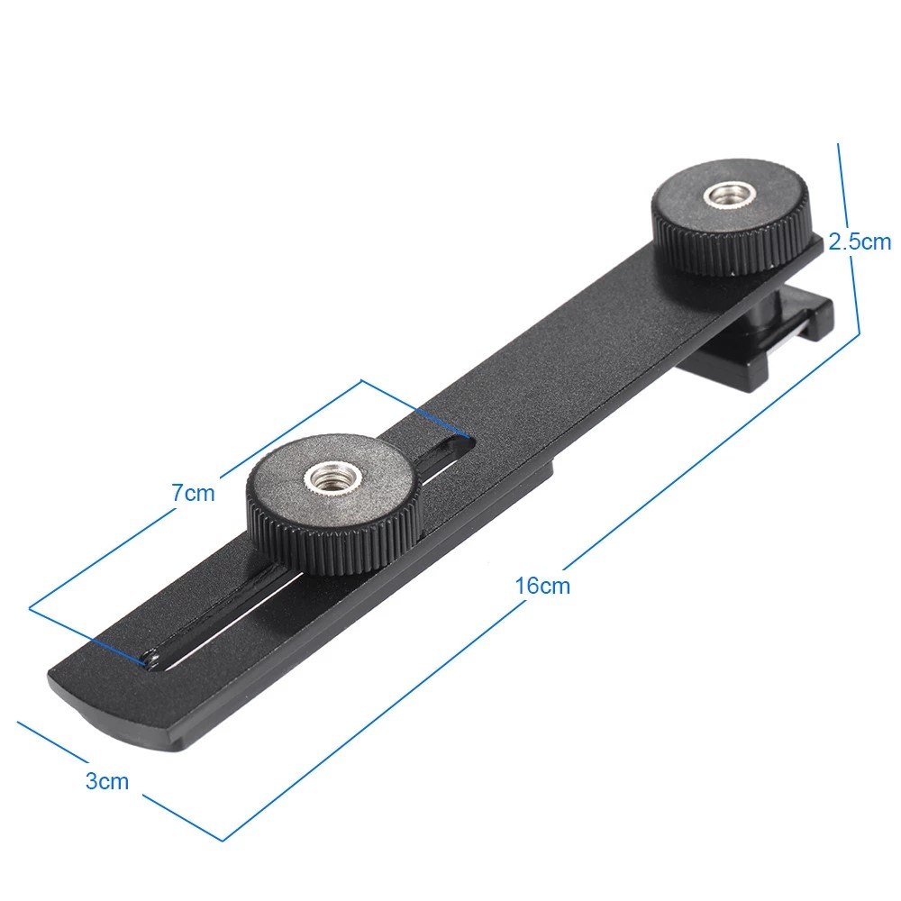 Support De Support De Montage En Alliage D'aluminium Boya BY-C01 Avec Une Vis À Chaussure Froide De 1/4 "pour La Caméra De Microphone-12