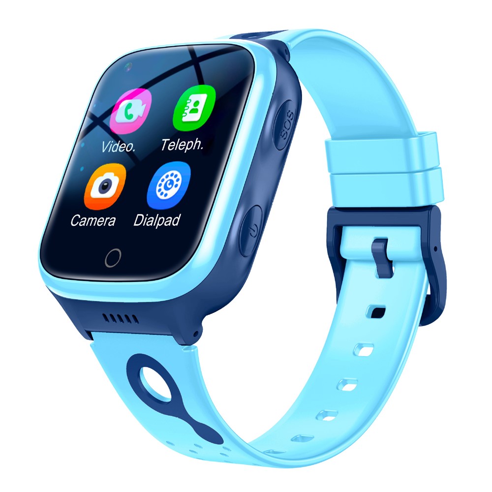 K9 4G 1.4 Pulgadas Touch Screen Kids WiFi Smart Watch Videolling GPS  Posicionamiento Recargable Estudiante Reloj De Cámara - Azul-TVC-Mall.com