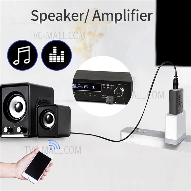 M315 4 In 1 Wireless Bluetooth 5.0 Audio Transmitter Receiver Portable Mini AUX USB Stereo Audio Adapter for TV Car PC Headphones-10