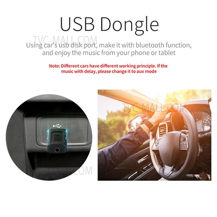 M315 4 In 1 Wireless Bluetooth 5.0 Audio Transmitter Receiver Portable Mini AUX USB Stereo Audio Adapter for TV Car PC Headphones-11