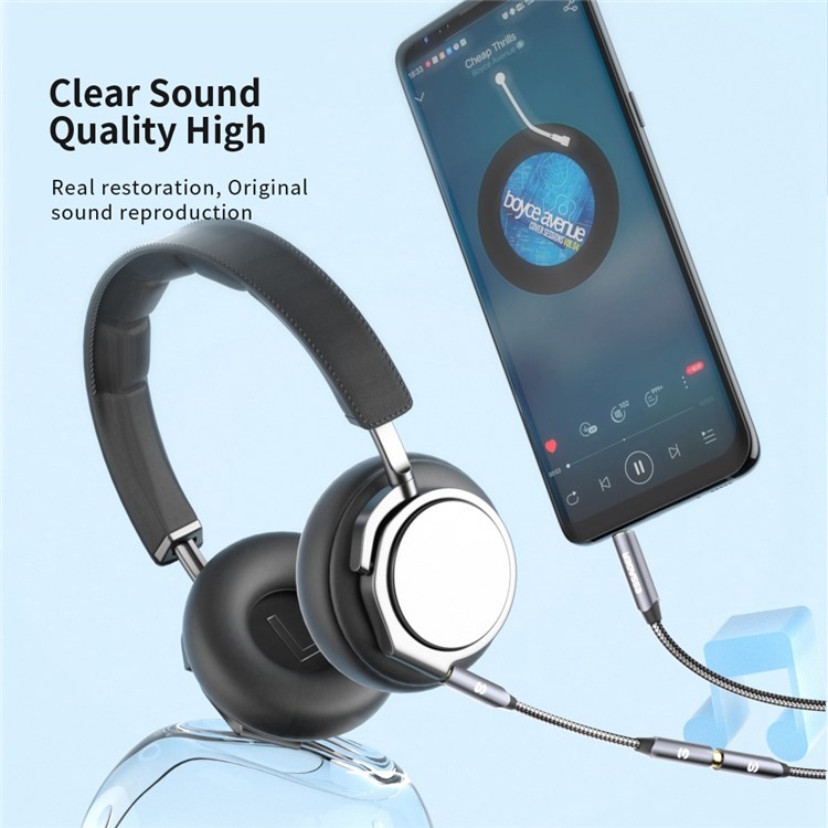 ESSAGER 2m Audio Extension Cord Support Mic Function 3.5mm 4-Pole Male to Female AUX Cable-9