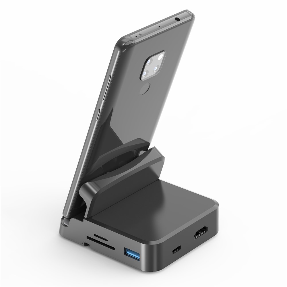 8 in 1 USB-C to HDMI Docking Station Phone Holder Hub with PD Charging-5