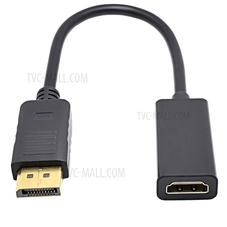 Big DisplayPort Male to HDMI Female Converter Adapter Cable (Small Shell)-1