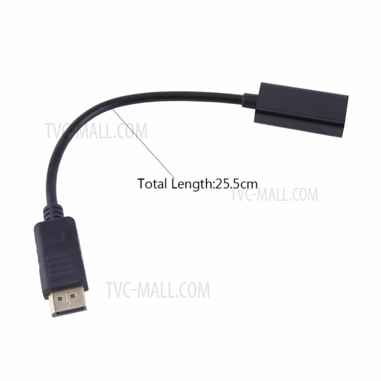 Big DisplayPort Male to HDMI Female Converter Adapter Cable (Small Shell)-11