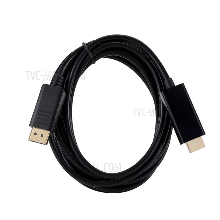 Big DP to HDMI 4K HD 1080P Adapter Cable 1.8m - Black-5