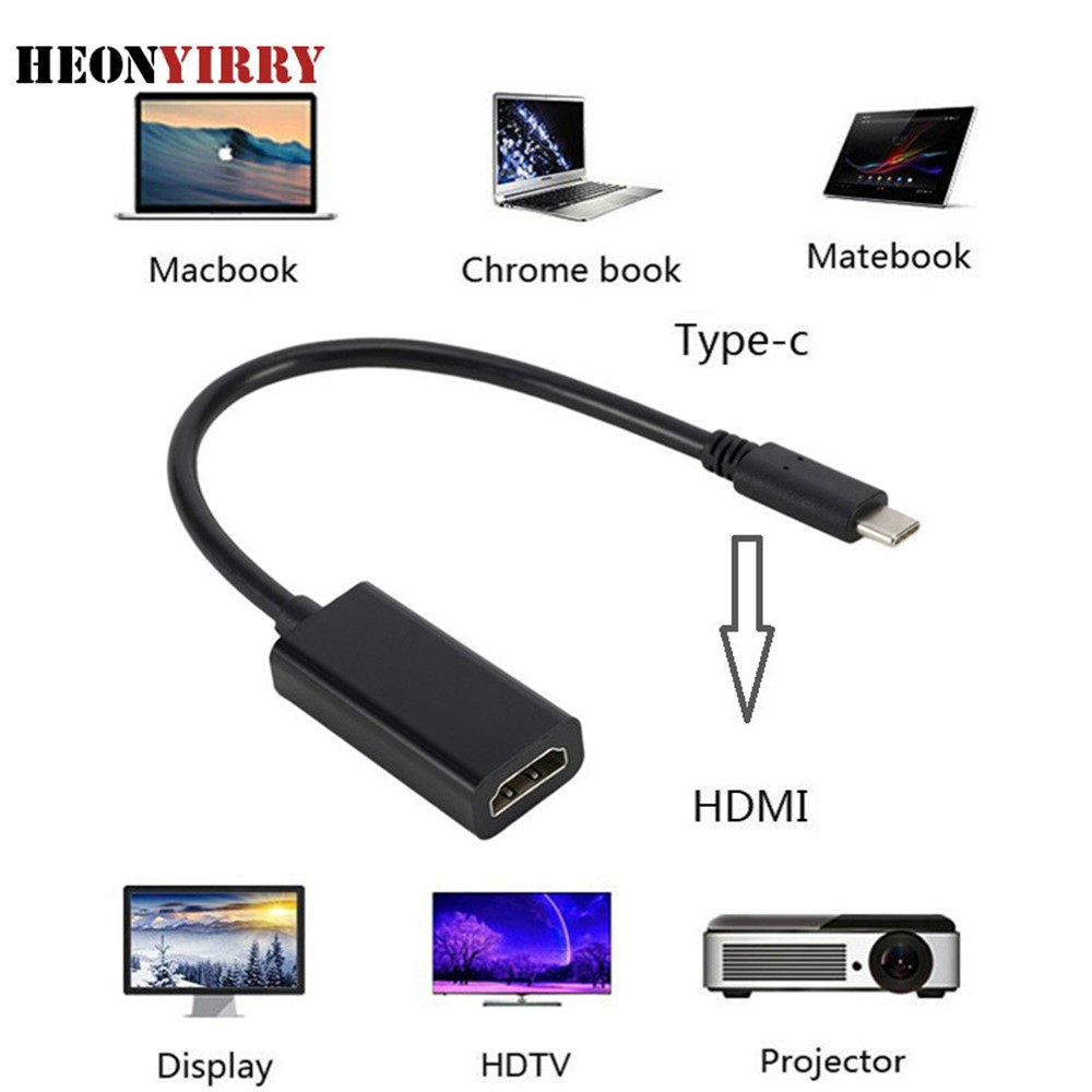 Type-C Male to HDMI Female Converter Adapter Cable-7