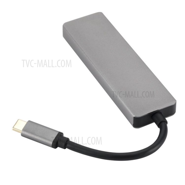 Type-C HUB TYPE-C to USB3.0*2+SD+Micro SD+HDMI Multi-function HUB-12