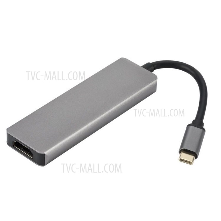 Type-C HUB TYPE-C to USB3.0*2+SD+Micro SD+HDMI Multi-function HUB-2