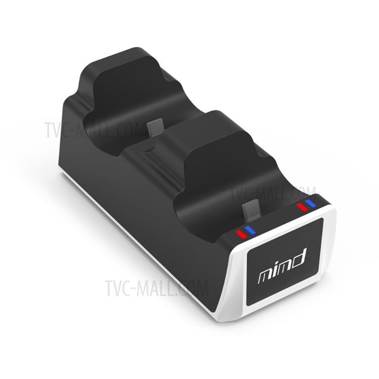 SDN-470 Dual Controller Fast Charger Charging Station Dock with LED Indicator for PS5 Wireless Controller - Black-4