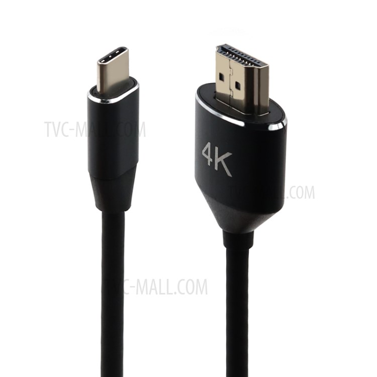 JW-332 Type-C to HDMI 1080P Adapter Cable USB Type-C to 4K HDMI Adapter, 2 Meters-1