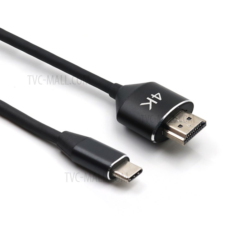 JW-332 Type-C to HDMI 1080P Adapter Cable USB Type-C to 4K HDMI Adapter, 2 Meters-2