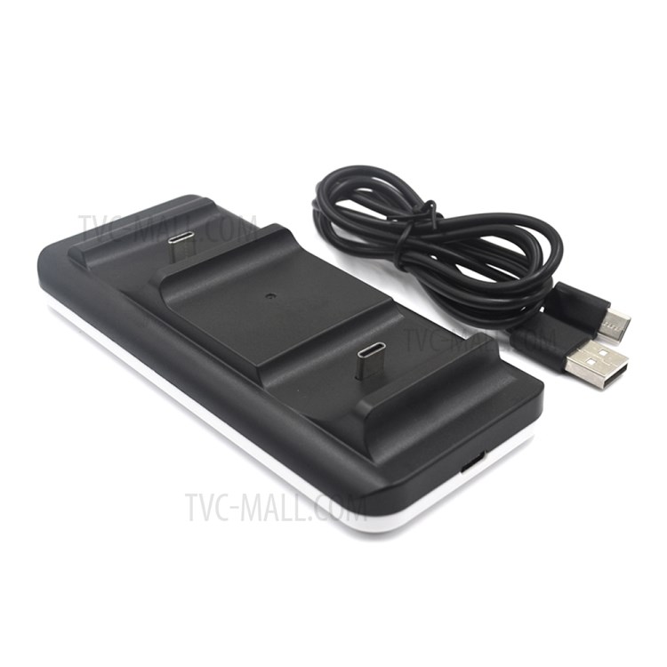 MIMD Portable Dual Charger Station Charging Dock with USB Cable for PS5 Controller-7