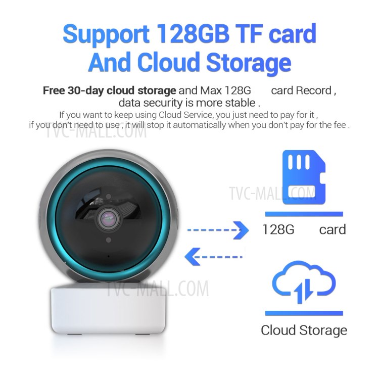 TY003 WIFI HD 1080P IP Camera Night Vision Motion Detection Home Security Surveillance CCTV Camera - US Plug-8