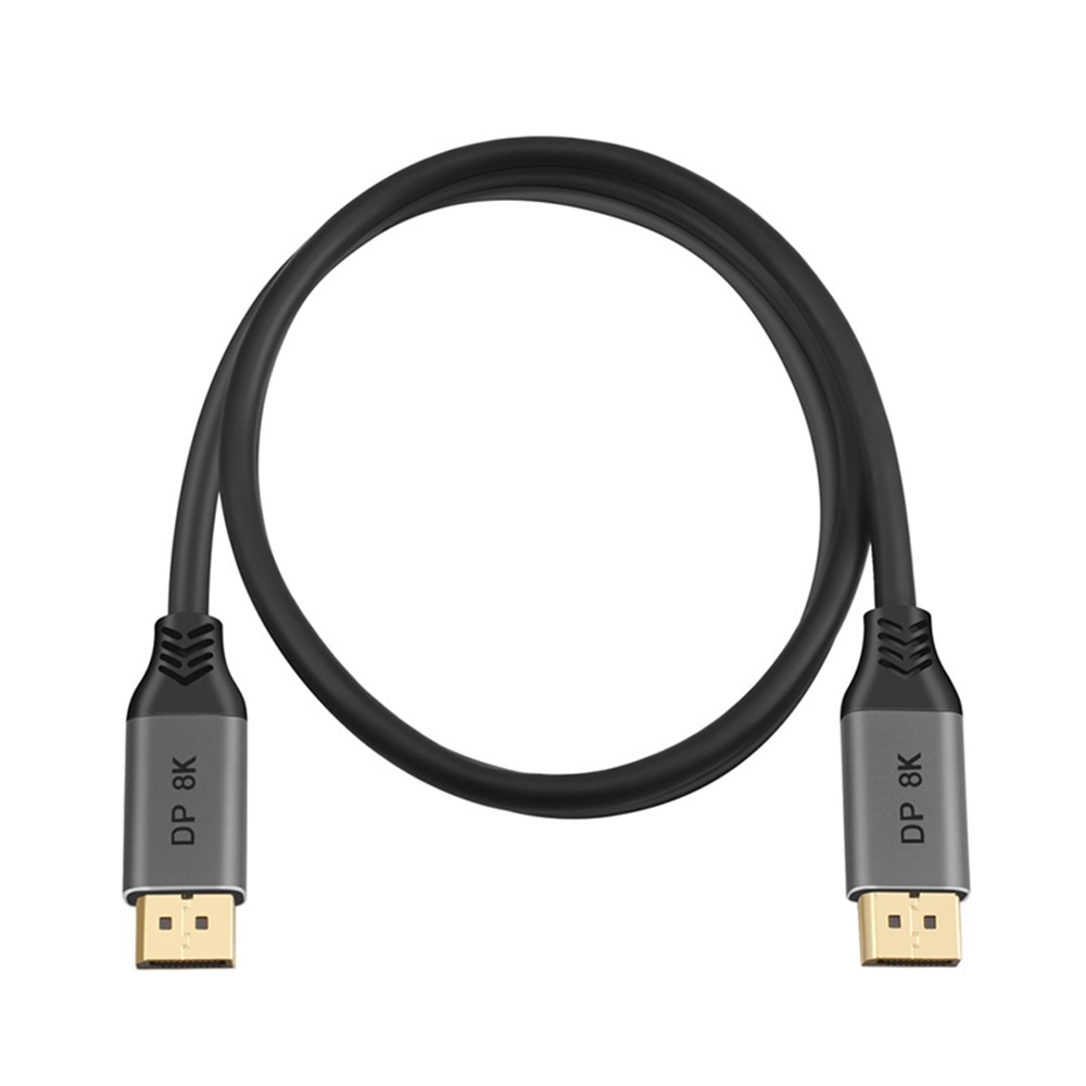 8K 60HZ DP1.4 Cable 1m DisplayPort Male to Male High Speed Adapter Cord for for HDTV Projector-1