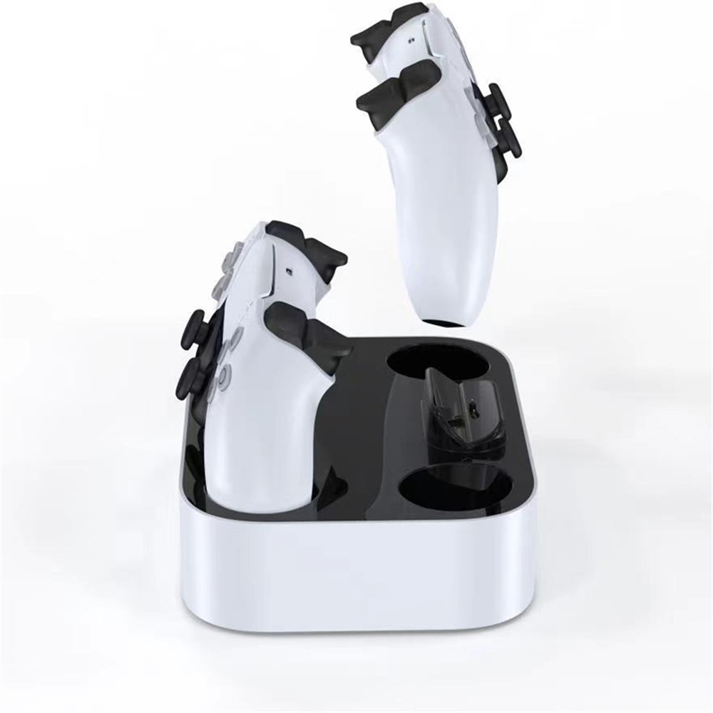 Dual Controller Charger Charging Cradle Dock Station for PS5 Wireless Joystick Gamepad-4