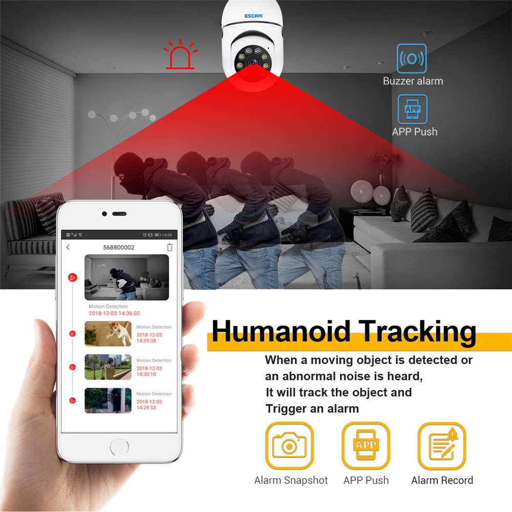 ESCAM PT208 1080P Motion Detection WiFi ONVIF Two-way Voice Camera Dual Light Source Night Vision Security IP Camera-6