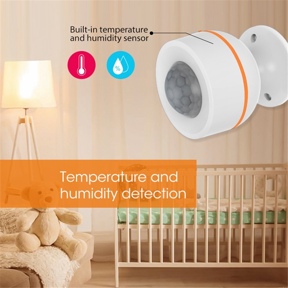 NEO NASPD07B 2.4GHz Tuya ZigBee Smart Motion Sensor with Temperature and Humidity Detection