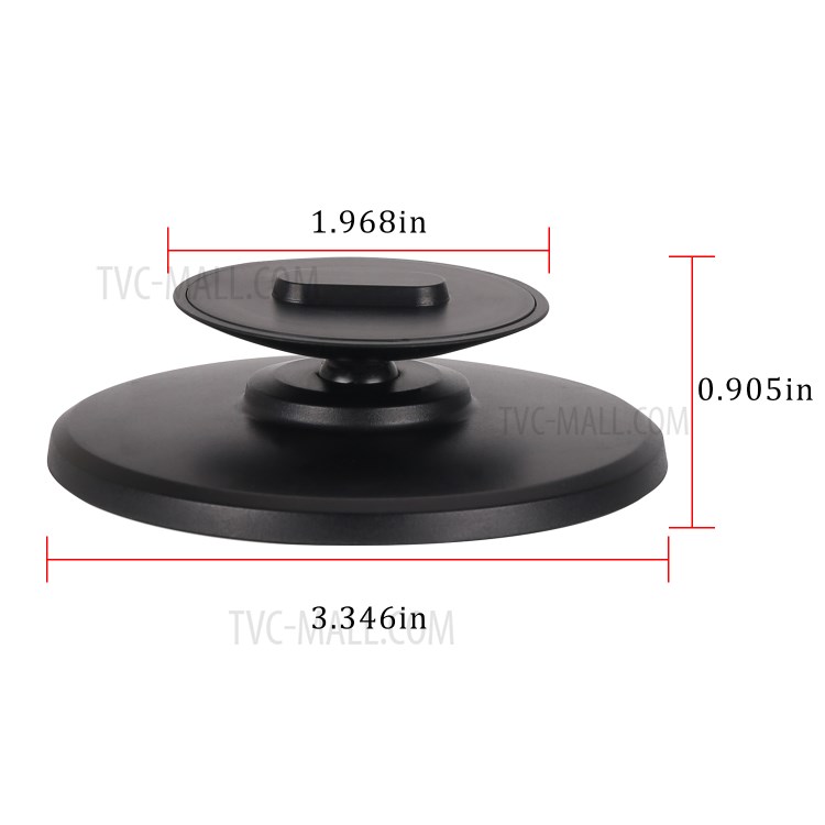 Adjustable Stand 360 Rotation Bracket Base for Echo Spot Holder Accessories - Black-3