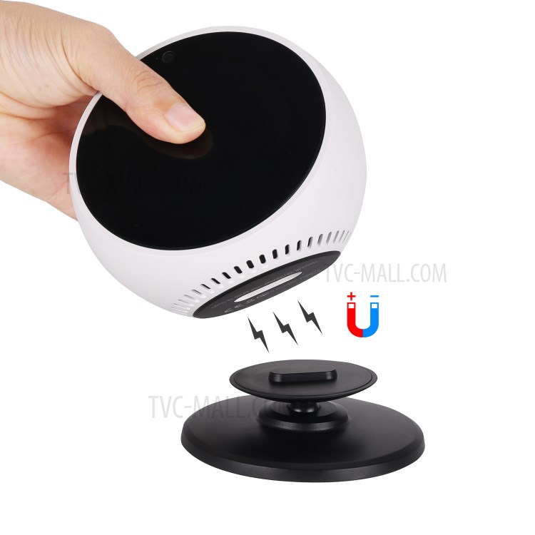 Adjustable Stand 360 Rotation Bracket Base for Echo Spot Holder Accessories - Black-4