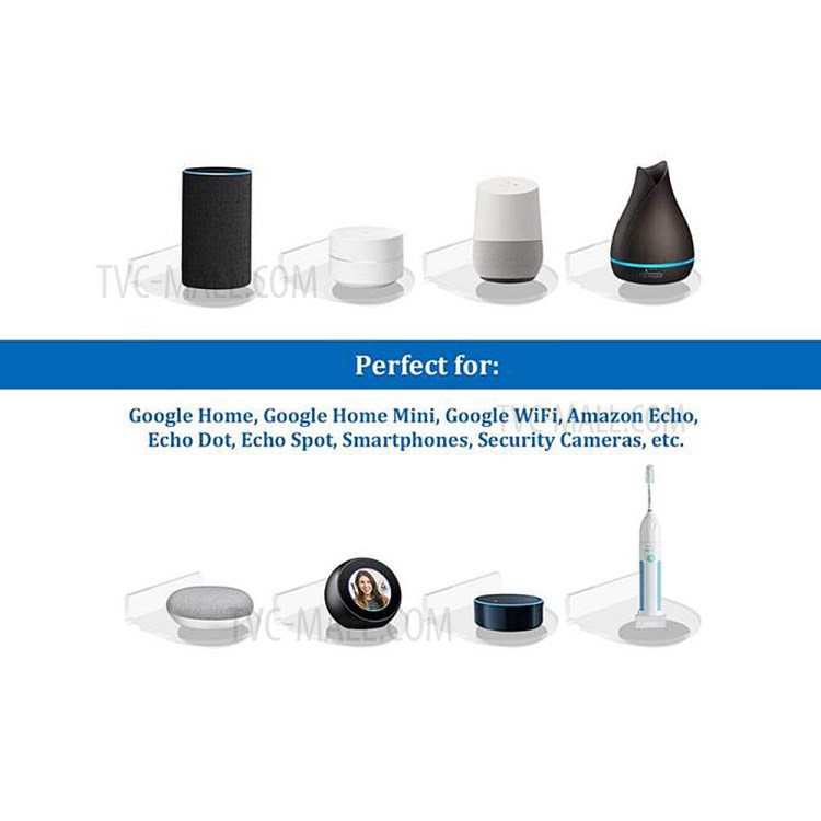 ADIKA Wall Bracket Multi-Purpose Tray for Amazon Echo Dot 3 Generation Speaker-9