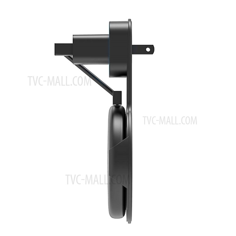 A338 Outlet Wall Mount Holder Smart Speaker Plug-in Mount Stand for Amazon Echo Input - Black-2