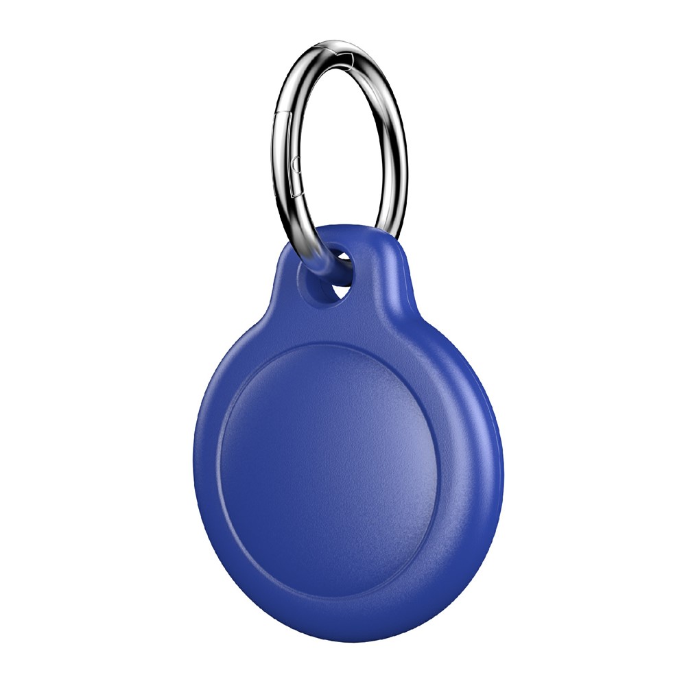 CP59 PC Case for Apple AirTag (2nd Generation) / AirTag Tracker Waterproof Protective Cover with Ring Buckle - Blue