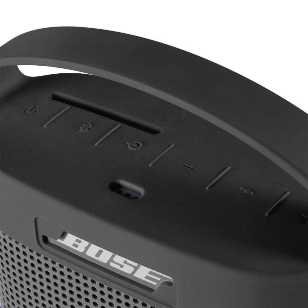 Silicone Carrying Case Storage Bag with Handle for Bose SoundLink Color II Bluetooth Speaker - Black-5