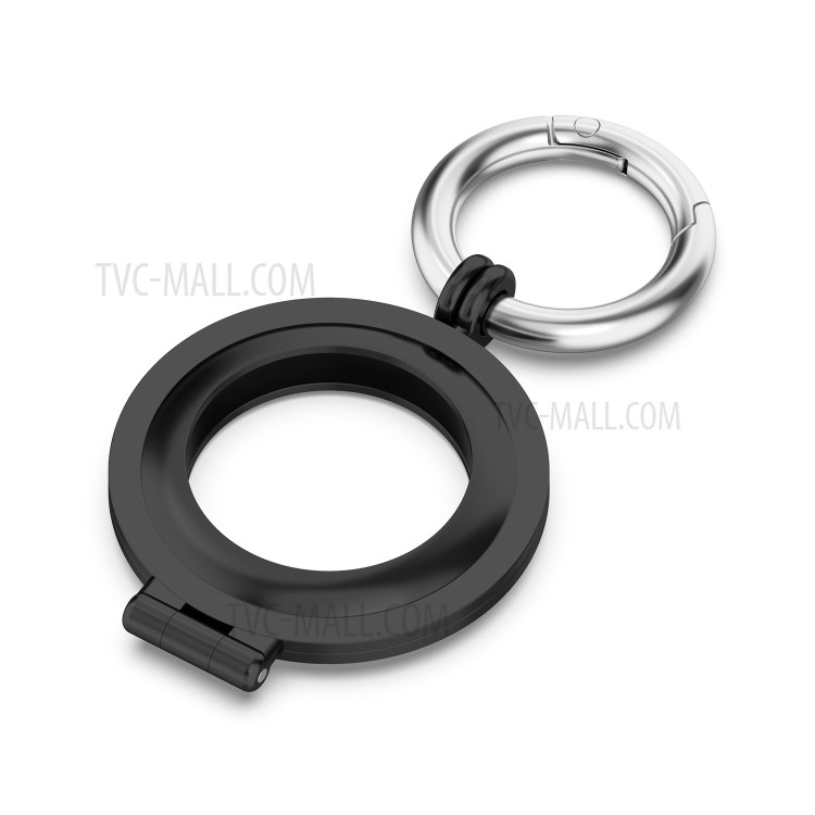 Multi-Color Metal Protective Case for Apple AirTag - Black-5