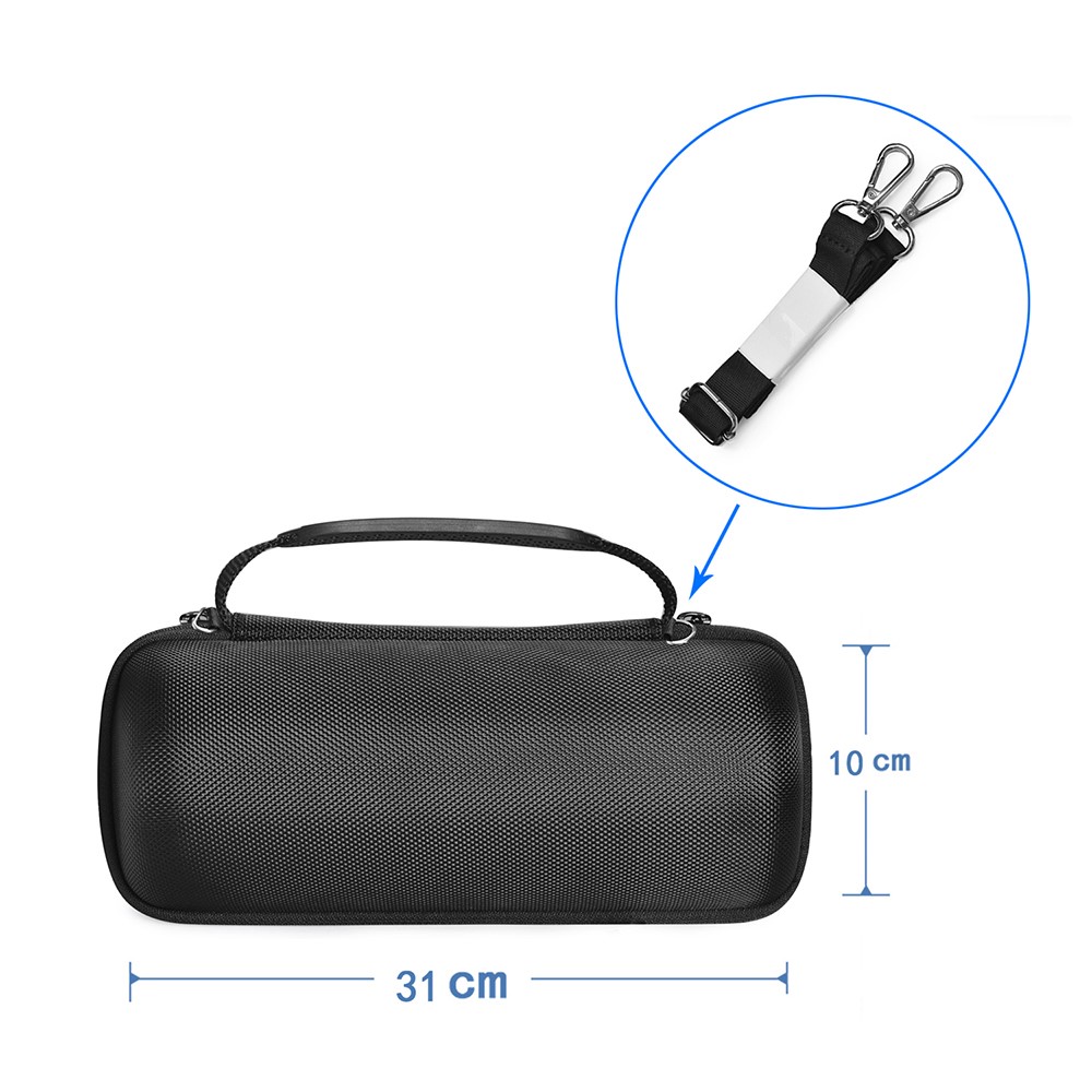 Para JBL Charge3/Pulse3/Charge4/Charge5 Bolsa de Armazenamento à Prova de Choque Nylon Bluetooth Nylon Case