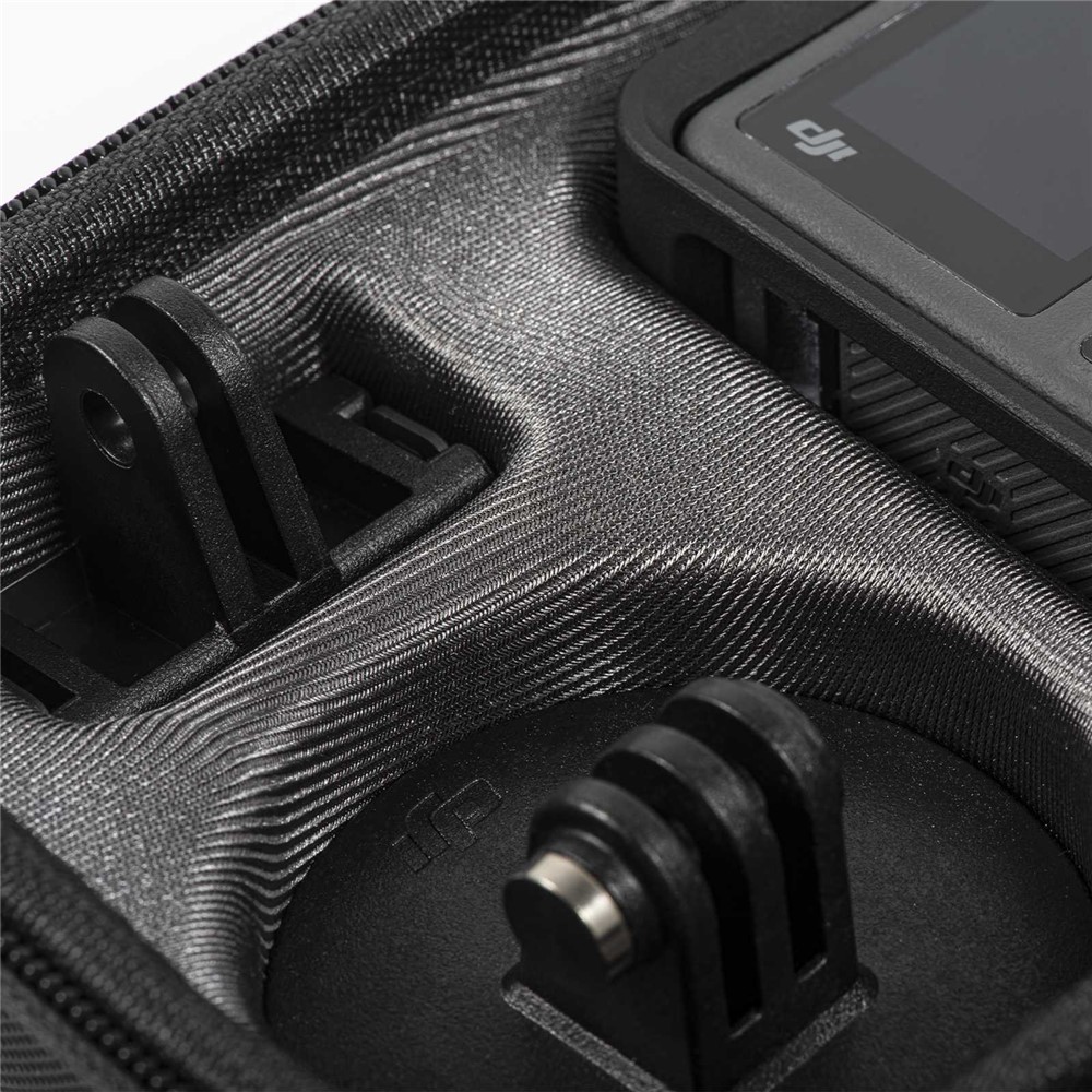 STARTRC For DJI Osmo Action 3 Portable Shockproof Carrying Case Camera Storage Bag with Carabiner and Hand Strap - Black-9