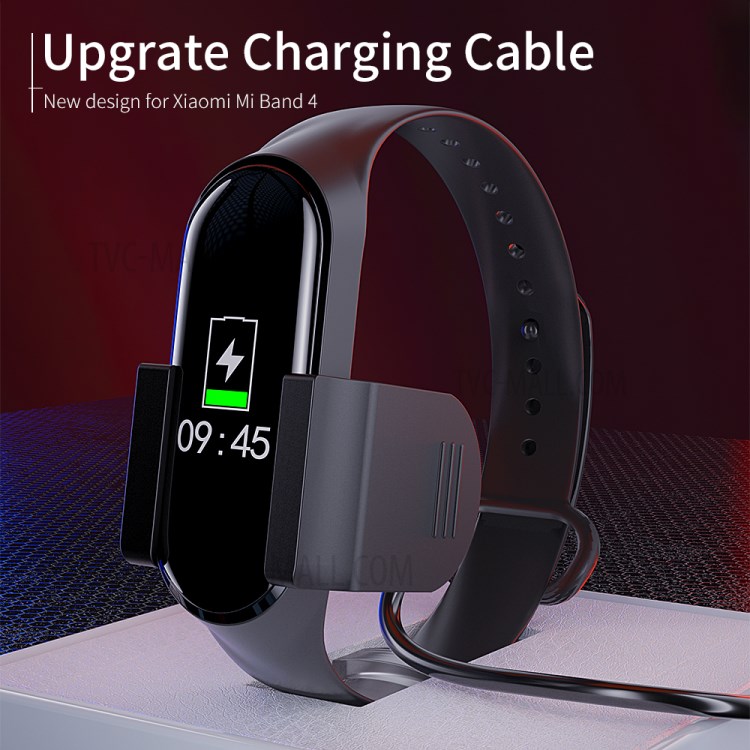 ESSAGER 30cm Disassembly-Free Clip USB Charging Cable for Xiaomi Mi Band 4-2