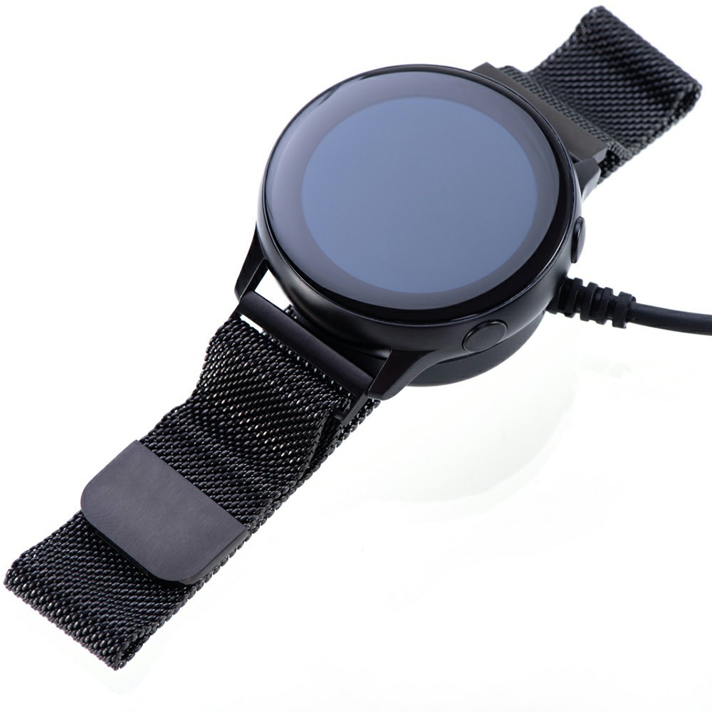 Universal USB Charging Dock Cable for Samsung Galaxy Watch3 41mm R840/45mm R850 / Galaxy Watch Active/Active2 - Black-8