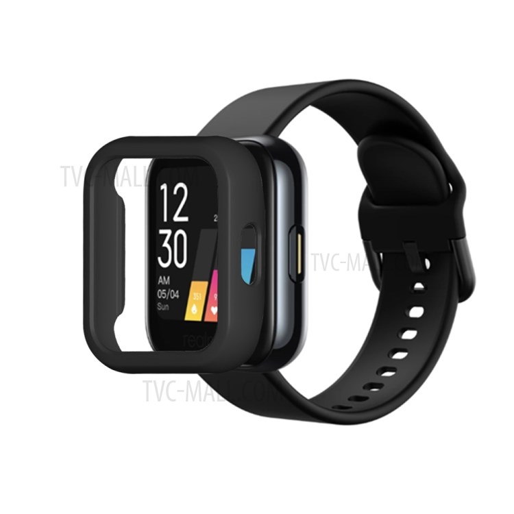 Shock Drop Protector PC Smart Watch Case for Realme Watch - Black-2