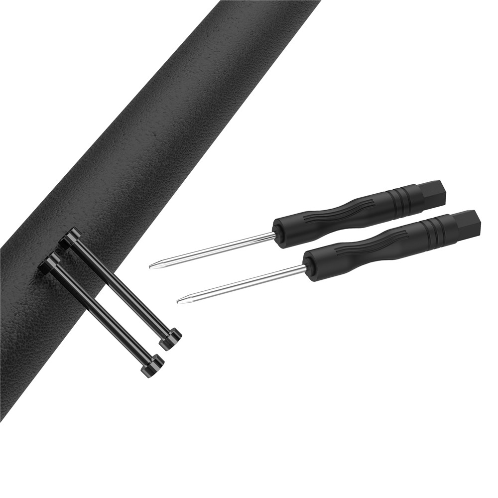 Stainless Steel Replacement Screws with Screwdrivers for Garmin Fenix 5, Black-2