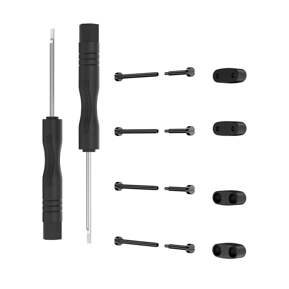 Stainless Steel Replacement Screws with Screwdrivers for Suunto Core Smart Watch, Black-4