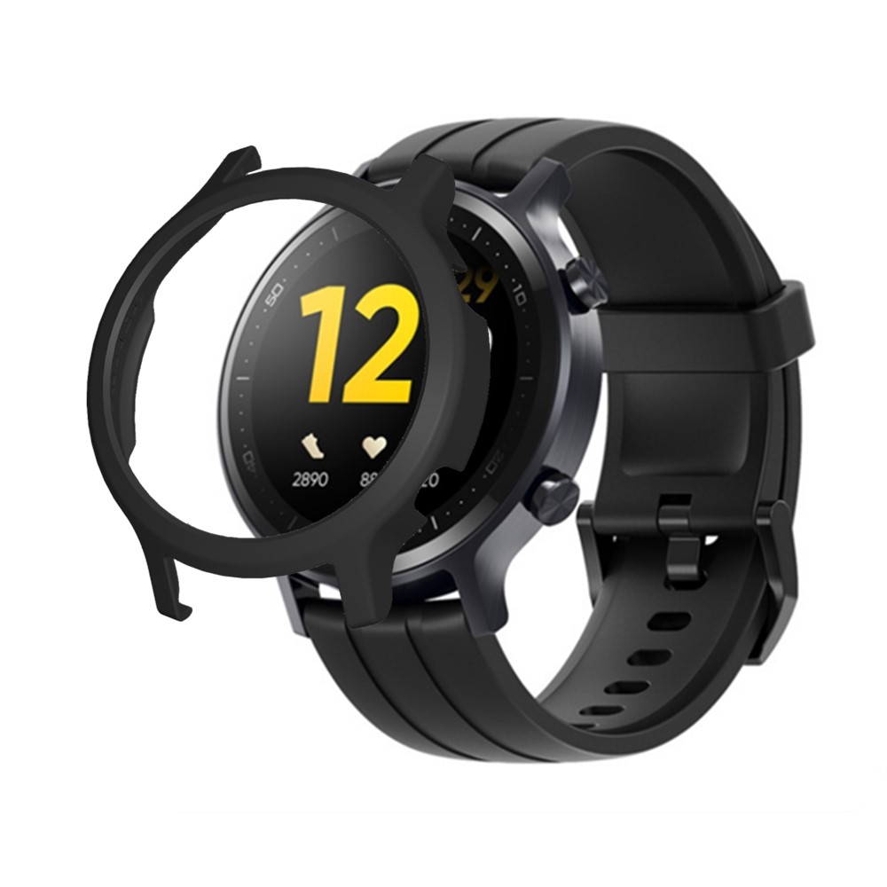 Anti-scratch Hard PC Protective Watch Case Shell for Realme Watch S - Black-1